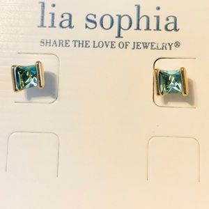 Lia Sophia Birthstone Earrings - March